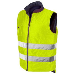 CHALECO REVERSE AZUL/AMARILLO FLUOR 4069 TALLA XL
