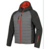 CHAQUETA BONNY GRIS-NEGRO 4094B T-2XL