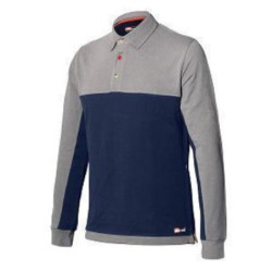 POLO STRETCH MANGA LARGA 8776 AZUL T-M