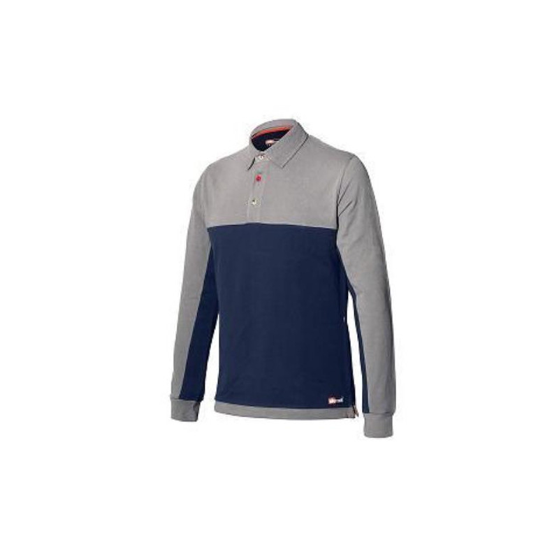 POLO STRETCH MANGA LARGA 8776 AZUL T-XL