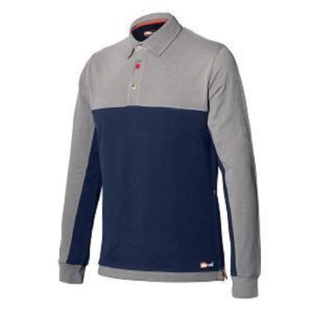 POLO STRETCH MANGA LARGA 8776 AZUL T-XL