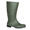 BOTA AGUA CAÑA ALTA PVC VERDE NEGRO  T-37