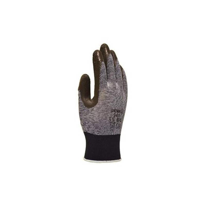 GUANTE LATEX FORRO NYLON/POLIES.GRI.SHOWA SH341-XL