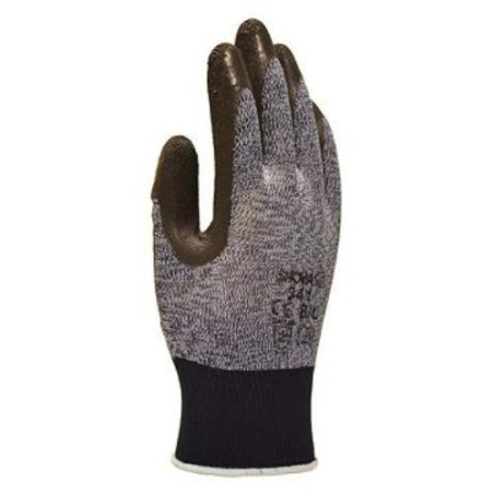 GUANTE LATEX FORRO NYLON/POLIES.GRI.SHOWA SH341-XL