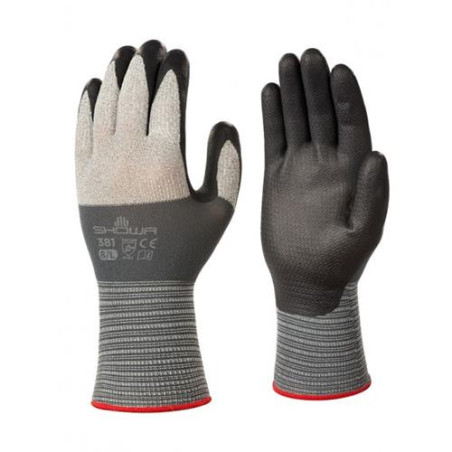 GUANTE MICROFIBRA/POLIESTER SPANDEX SHOWA SH381-XL