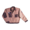 CAZADORA CON CODERAS BEIG/MARRON TALLA S