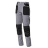 PANTALON 8730 STRETCH GRIS/ NEGRO TALLA XS