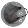 MASCARILLA REUTILIZABLE ERGONATURAL GRIS (BL-2UN)