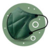 MASCARILLA REUTILIZABLE ERGONATURAL VERDE (BL-2UN)