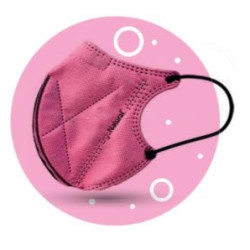 MASCARILLA REUTILIZABLE ERGONATURAL ROSA (BL-2UN)