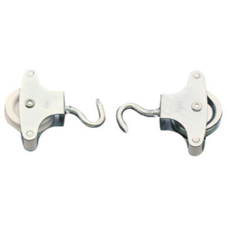 POLEA 6 CINCADA ROLDANA METALICA 659