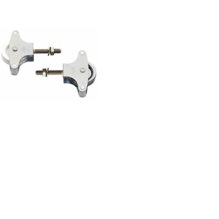 POLEA 3 ZN. METRICA 6 40 CM. ROLDANA METAL. 719