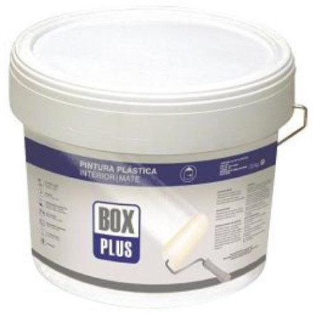 PINTURA PLASTICA INT. BOX PLUS BLANCO MATE 20KG.