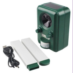REPELENTE ELECTRONICO SOLAR PARA AVES Y ANIMALES