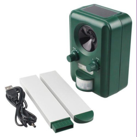 REPELENTE ELECTRONICO SOLAR PARA AVES Y ANIMALES