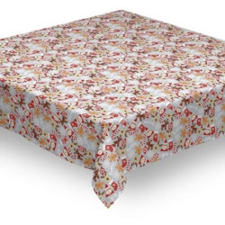 MANTEL CONFECCIONADO PVC NAVIDAD 9 140X140CM