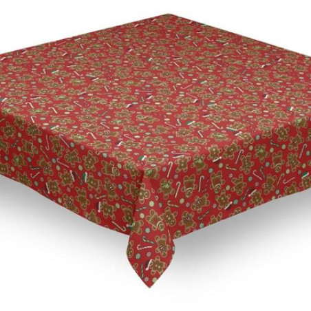 MANTEL CONFECCIONADO PVC NAVIDAD 5 140X250CM