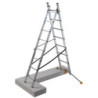 ESCALERA HOBBYLOT COMBI 2 TRAMOS 9 PELDAÑOS 1412
