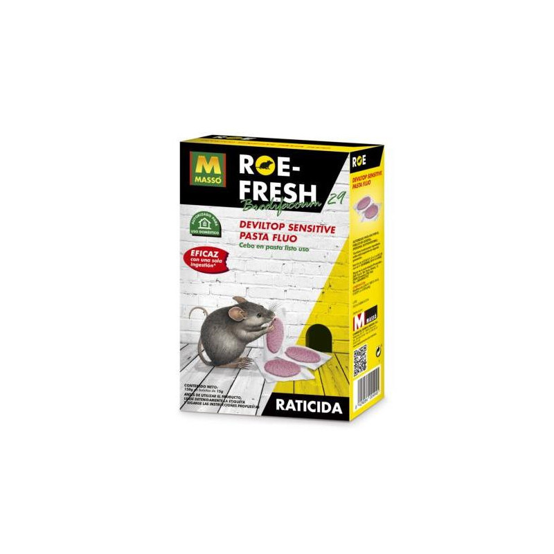 RATICIDA ROE-FRESH 150 GR. 231518 RATICIDA ROE-FRESH 150 GR. 231518