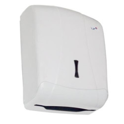 DISPENSADOR TOALLAS ZIG-ZAG BLANCO