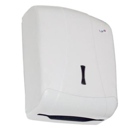 DISPENSADOR TOALLAS ZIG-ZAG BLANCO