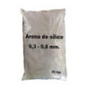 ARENA SILICE S GRUESA (SACO-25 KG.)