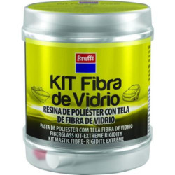 KIT MASILLA TELA FIBRA + ENDURECEDOR 250 GR. 14492