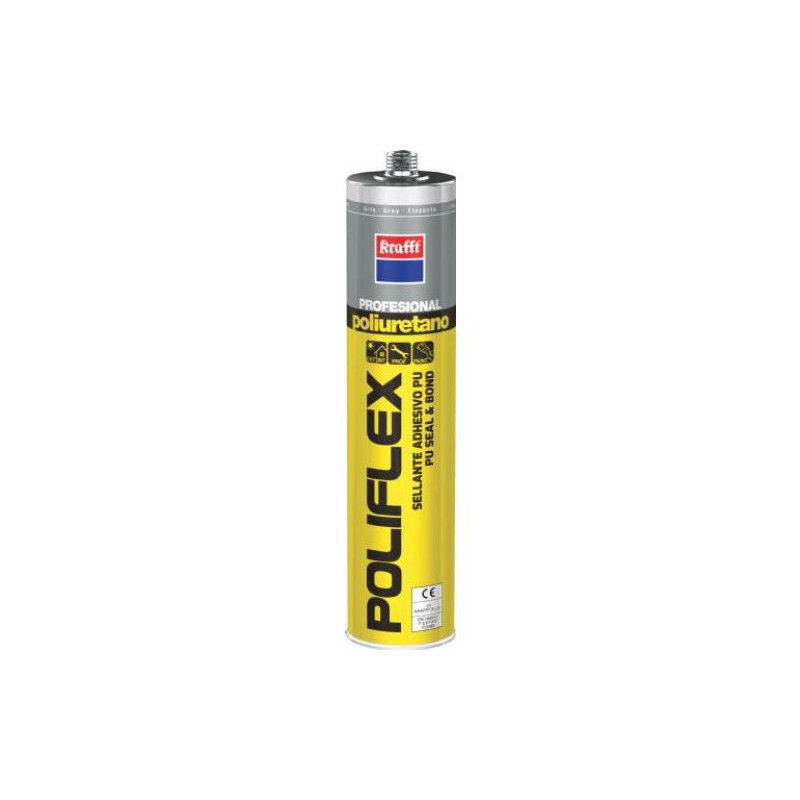 MASILLA POLIURETANO POLIFLEX GRIS 300 ML. 50013