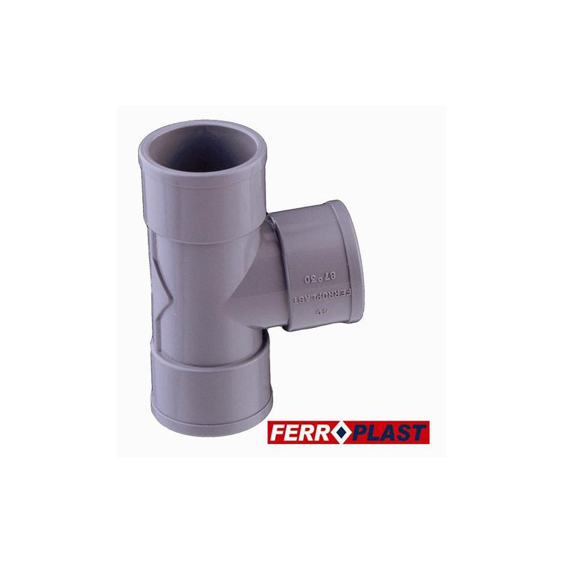 INJERTO PVC GRIS HM.-HM. 87 32 MM. 205343