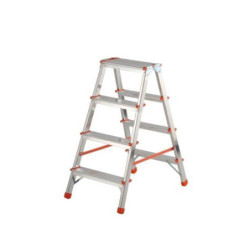 TABURETE ALUMINIO DOBLE SUBIDA 3 PELDAÑOS BA220