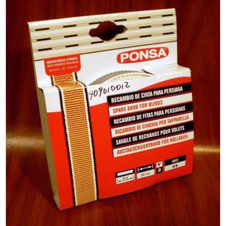 CINTA PERSIANA GRIS 99 (BL.-5 M. )