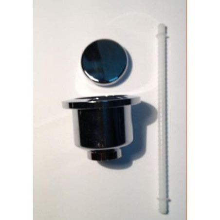 PULSADOR DESCARGADOR SIMPLE CORTO ENRASADO