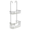 CESTILLO C/ COLGADOR GRIFO 2 ALTURAS ALUMINIO