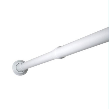 BARRA CORTINA BAÑO RECTA EXTENSIBLE 140-250