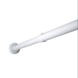 BARRA CORTINA BAÑO RECTA EXTENSIBLE 75-115