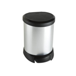 CUBO 5 L. CON PEDAL DECOBIN PLATA185376