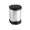 CUBO 5 L. CON PEDAL DECOBIN PLATA185376