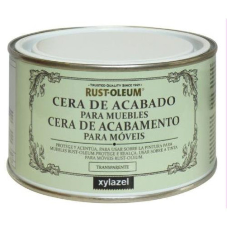CERA ACABADO MUEBLES TRANSPARENTE RUSTOLEUM 400ML.