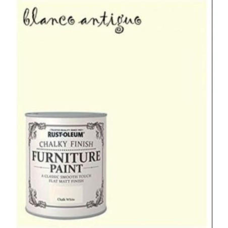 PINTURA MUEBLES 750ML.CHALKY FINISH BLANCO ANTIGUO