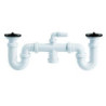 SIFON FREGADERO CURVO S-26 DOBLE EXTENSIBLE 1 1/2"