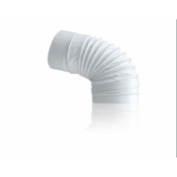 CODO FLEXIBLE TUBO EXTRACCION PVC REDONDO Ø100
