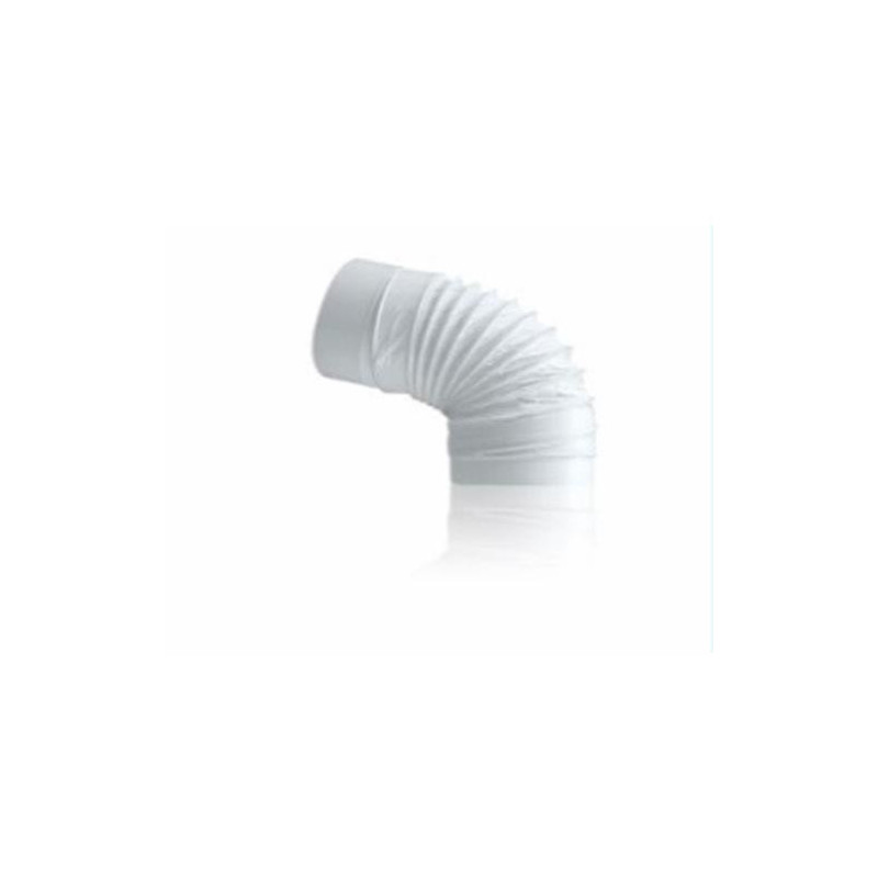 CODO FLEXIBLE TUBO EXTRACCION PVC RECT.110X55MM.