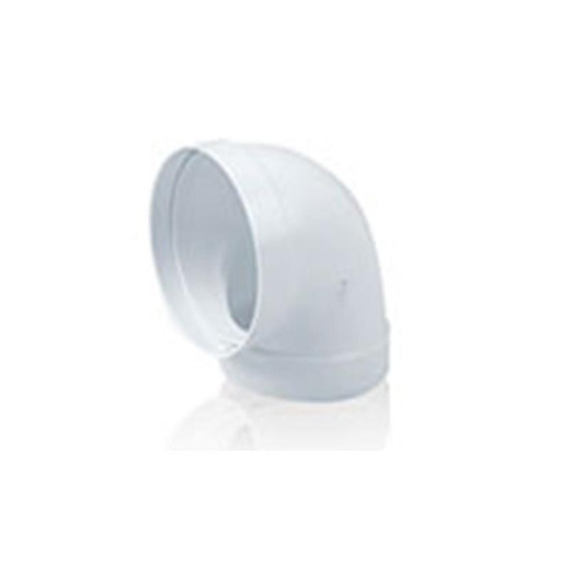 CODO REDONDO TUBO EXTRACCION PVC 90 Ø100MM.