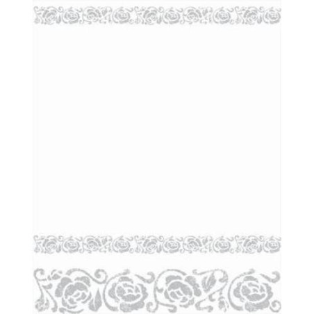 MANTEL MESA PLATA 120X180 7651
