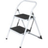 TABURETE ACERO/GOMA PLEGABLE 2 PELDAÑOS TAS-2