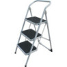 TABURETE ACERO/GOMA PLEGABLE 3 PELDAÑOS TAS-3