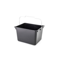 CUBETA GRANDE POLIPROPILENO 31X35 CM NEGRA 6932
