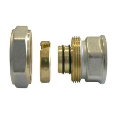 ENLACE COMPRESION RECTO HEMBRA COBRE 18X3/4