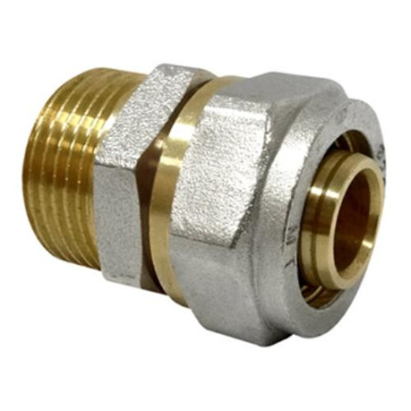 ENLACE RECTO ROSCA MACHO MULTICAPA DN25X1