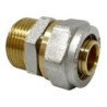 ENLACE RECTO ROSCA MACHO MULTICAPA DN25X1